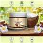 Beurre de Coco 500ml - Cocos Nucifera - Huile Végétale - Pressée à Froid - Non-Raffiné - Soins du Visage - Huile pour Peau - Hui