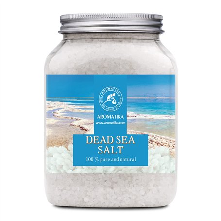 Sel de Mer Morte 1000g - Pur et Naturel - Idéal pour Bien Dormir - Soulagement du Stress - Bain - Beauté - Relaxant - Sels de Ba
