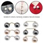 12pcs Fausse Perle Broche Broche Anti-Exposition Décolleté Goupille de Sécurité Clip pour Châle Cardigan Chandail Écharpe Chapea