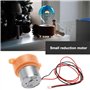 EMSea 2Pcs Petit Moteur de Réduction 3rpm Moteur à Engrenages à Vitesse Lente 3-12V DC Moteur à Engrenages à Vitesse Lente à Fai