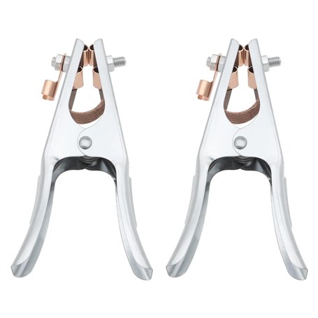 EMSea 2 Pièces 200A Pince de Terre de Machine de Soudage Pince de Terre de Soudage en Cuivre Galvanisé pour Machine de Soudage é