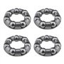 YINETTECH Lot de 4 fixations de roulement à billes pour vélo - 7 balles - Accessoires de réparation de vélo - Cage de vélo - Rou