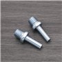 VGOL Lot de 2 adaptateurs de forage M14 filetés sur tige ronde 8 mm - Pour perceuses - Accessoires de rechange - Longueur : 45 m