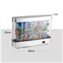 Iegefirm Poisson Ornemental Lumière Dynamique Océan Virtuel Dauphin Paysage Tropical Artificiel Mignon Chambre Décoration EU Plu