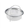 Juwacoo 2 Pcs Panier Vapeur en Maille, paniers cuit-Vapeur avec Poignées Pliantes, Panier pour friteuse Panier Cuisson Vapeur, p