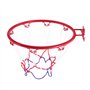 Giilayky Cerceau de Basket-Ball Mural de 32 Cm Filet de Jante en MéTal Panier Suspendu la Jante Murale de Basket-Ball avec Vis S