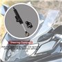 Luntfeiy Amortisseur de direction universel pour moto Stabilisateur linéaire Contrôle sécurisé inversé CNC pour MT09 MT07 YZF R1