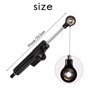 Luntfeiy Amortisseur de direction universel pour moto Stabilisateur linéaire Contrôle sécurisé inversé CNC pour MT09 MT07 YZF R1