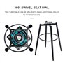 Willoghsa 6 Pouces Siege de Bateau Plaque pivotante Bateau de Peche Marine Siege pivotant Rotation 360 degres de Rotation Ajuste