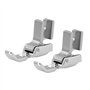 ECSiNG Lot de 2 Pieds Presseurs pour Fermeture éclair de Machine à Coudre 7306-2L Pied Presseur pour Machine à Coudre à Fermetur