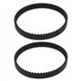 ECSiNG Courroie dentée pour scarificateur HTD320-5M-12 Pas de 5 mm Largeur 12 mm 64 dents Circonférence 320 mm Caoutchouc Boucle