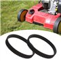 ECSiNG Courroie dentée pour scarificateur HTD320-5M-12 Pas de 5 mm Largeur 12 mm 64 dents Circonférence 320 mm Caoutchouc Boucle