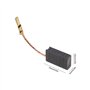 ECSiNG 2 Paires Balais de Charbon 5x10x16mm à Arrêt Automatique Pièce de Rechange Compatible avec Kress 1050 FME-P/1050 FME/800 