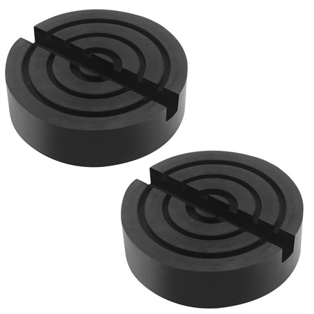 LT Easiyl 2X Tampon en Caoutchouc pour Cric de Voiture Convient Au Support Cric Outil de Levage Fente Cadre Protection de La Voi