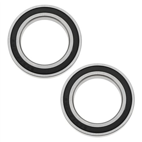 Briny River MR24377-2RS Lot de 2 roulements à billes à rainure profonde pour vélo - 24 x 37 x 7 mm - Double étanchéité - En acie