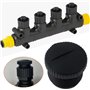 Briny River Lot de 4 capuchons d'obturation M12 pour connecteurs de type T NMEA 2000 pour protéger les interfaces inutilisées
