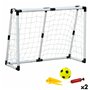 Cage à Foot Colorbaby 131 x 101 x 59 cm (2 Unités)
