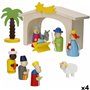 Crèche de Noël Woomax Bois plywood 23 x 16 x 11 cm (4 Unités)