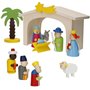Crèche de Noël Woomax Bois plywood 23 x 16 x 11 cm (4 Unités)