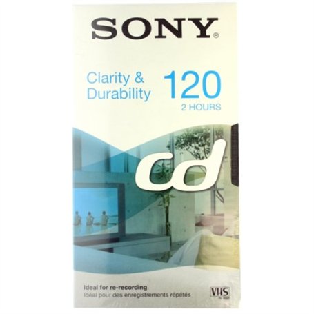 Sony - Sony CD 120 - Cassette VHS Vierge - 120 Minutes