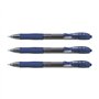 PILOT Lot de 3 Stylos Roller encre Gel G2 10 Pointe Large 1 mm Bleu