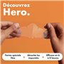 Hero - Mighty Patch Nose - Spécial nez - Absorbe les impuretés des pores et des boutons en 6 à 8 heures - Hydrocolloïdes - Boite