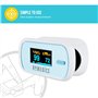 Homedics Oxymètre de pouls professionnel - Mesure le niveau d’oxygène dans le sang au bout du doigt – Portable et Ecran facile à