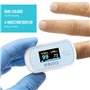 Homedics Oxymètre de pouls professionnel - Mesure le niveau d’oxygène dans le sang au bout du doigt – Portable et Ecran facile à