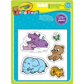 Crayola Mini Kids - 12599 - Loisir Créatif - Gommettes Géantes Animaux