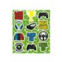 HENBRANDT 12 feuilles d'autocollants Gamer