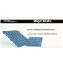 Nushine Magic Cleaning Plate - Plateau nettoyant argent (petit 11.5 x 15.4cm)