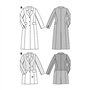 Burda B6845 Patron de Couture Manteau et Veste 19 x 13 cm, 36-46