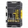Stanley Coffret 55 pièces Embouts Impact Torsion Gamme FATMAX Robuste et Ergonomique STA88559-XJ