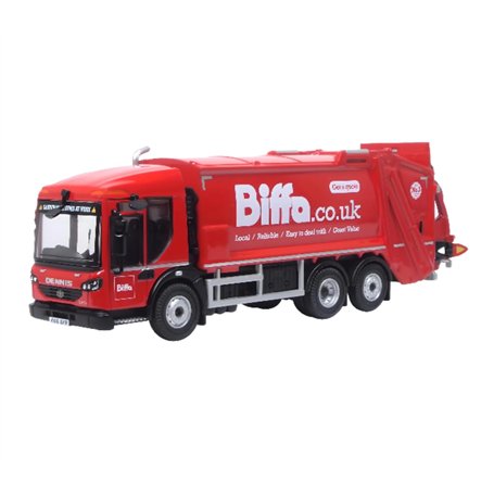 Oxford Diecast 76DE001 Camion à ordures Dennis Eagle Olympus - Modèle moulé sous Pression Biffa à l'échelle 1:76