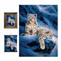 3D LiveLife Affiche murales lenticulaires Bébés Panthère des Neige de Deluxebase. Poster panthère 3D sans cadre. Décoration mura