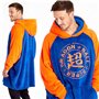 Dragon Ball Z Pull Plaid Homme - Sweat Oversize en Polaire