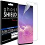 TECHGEAR Protection Écran Galaxy S10 Plus S10+ [ghostSHIELD] Film de Protection Souple en TPU avec Protection Totale d'Écran Com