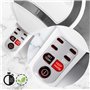 Duronic EK30 WE Bouilloire électrique de 3000W | Température réglable 40° 60° 80° 100° | 1,5L avec filtre anticalcaire | Niveau