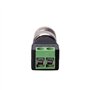 Keple BNC Connecteur Fiche Mâle Vis Bornier Connecteur Adaptateur Video Balun Connecteur Émetteur-Récepteur Compatible avec Camé