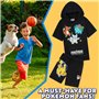 Pokémon Short à Capuche Survêtements Garçon et Ado 2 Pz Set Pikachu Manches Courtes Jogging Enfant Poches Zippées Cadeau Garcon 