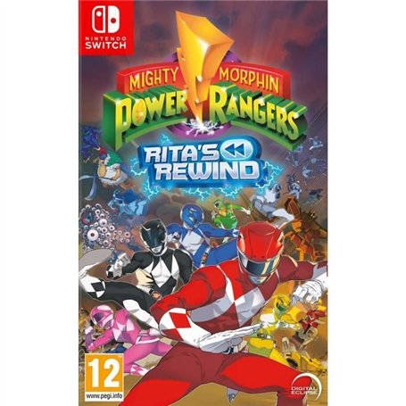 Jeu vidéo - Digital Eclipse - Mighty Morphin Power Rangers: Rita's Rewind - Action 2D - Pixel Art - PEGI 12+