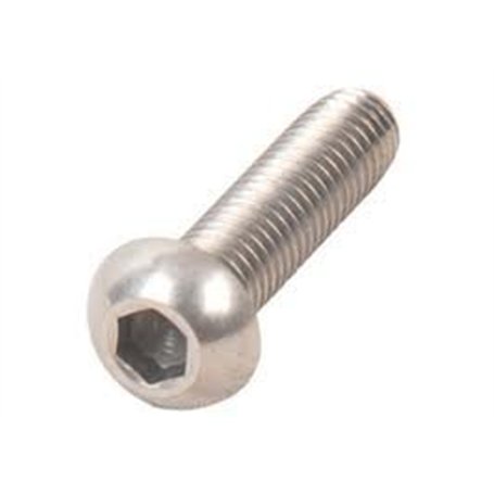 4 lots de vis à tête bombée en acier inoxydable pour clé Allen 8 mm x 30 mm