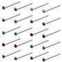 Kurtzy Piercing Nez Tige Pliable en Acier Inoxydable (Lot de 20) - Lot Piercing Tragus de 1