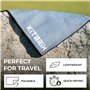 KitBrix Matelas à Langer pour Le Sport - Matelas à Langer Pliable et Portable pour la Plage et Le Surf - Dessus en Microfibre - 
