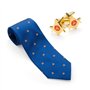Royal Arch Soie tissée Cravate et boutons de manchette assorti