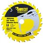 1 x SCCSF165CR24 SabreCut 165 mm 24T x 20 mm Lame de scie circulaire compatible avec Dewalt Bosch Makita et bien d'autres