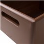 Creative Deco Caisse Bois Rangement Marron | 30 x 20 x 13 cm (+/- 1cm) | Boîte de Rangement Bois avec Poignées | Boite Rangement