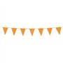 Happium Guirlande de fanions de 10 m de couleur unie pour décoration de fête (orange)