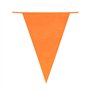 Happium Guirlande de fanions de 10 m de couleur unie pour décoration de fête (orange)