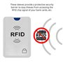 BOOLAVARD 20pcs Anti Scan RFID Blocking Sleeve Cover Card Credit Card ID Card Protector Blocker
